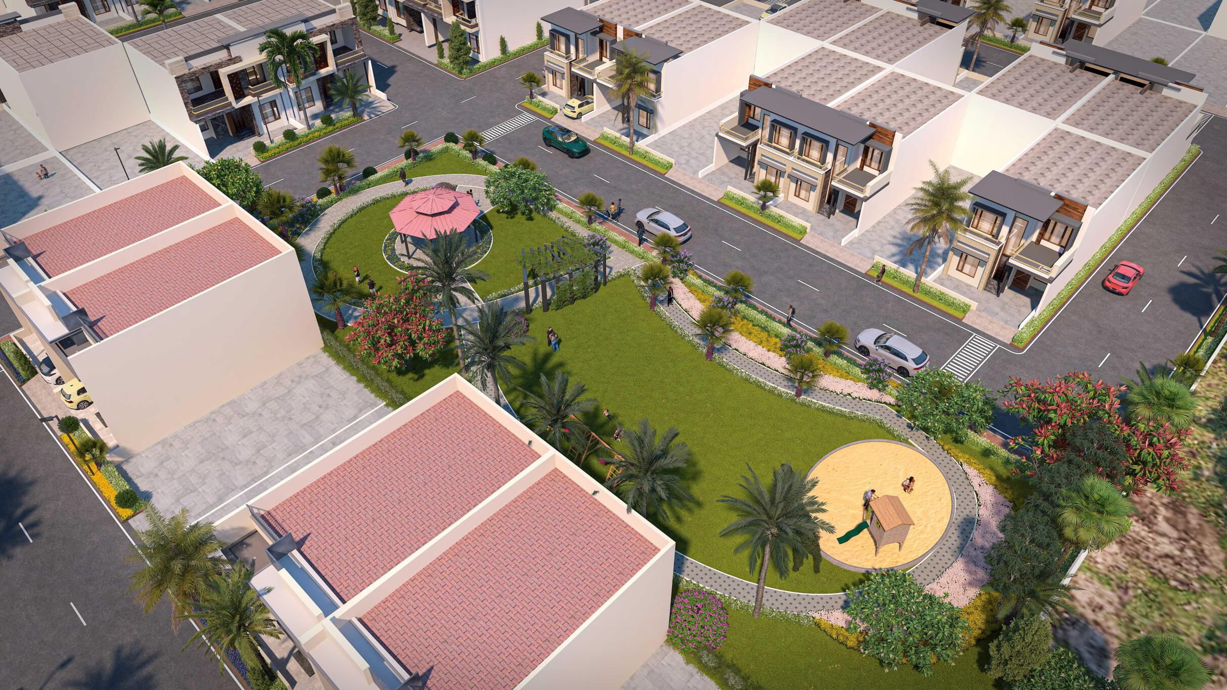 Eco City Panchkula aerial