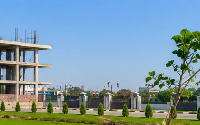 Ozalj construction view