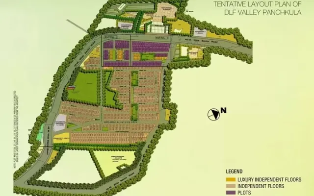 DLF plots map